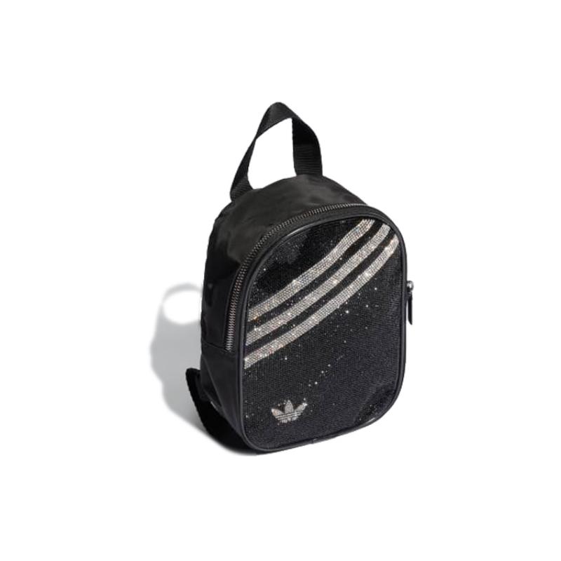 adidas Originals Cotton Backpack Mini Unisex Black Adidas H09137