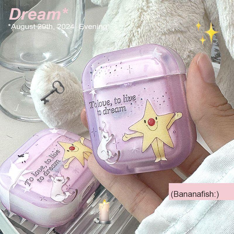 

Оригинальный Apple Illustrator Полупрозрачный Силиконовый Банан Рыба Apple Airpods Pro Dream hostel (square imd)