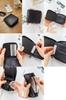 Ergopock Coin Purse Wallet, Round Zipper, Black, HG-MG2W-HRD-BK