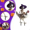 Chicken Skeleton Halloween Statue Decoration for Outdoor Yard Lawn