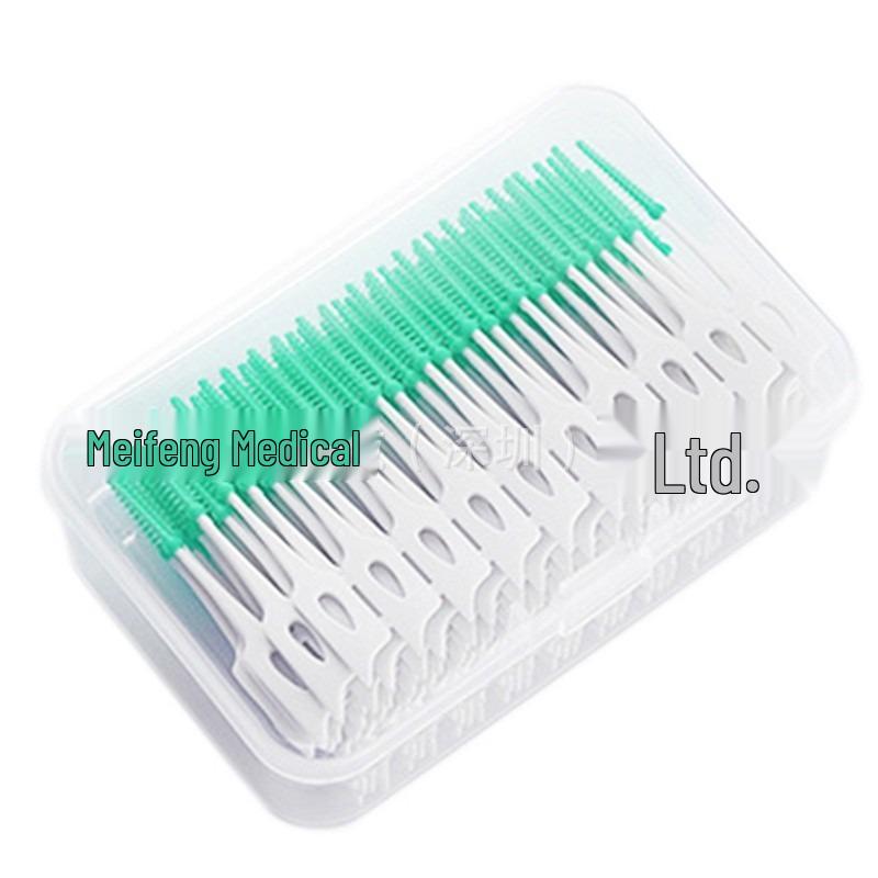 Soft Silicone Interdental Brush - Orthodontic Braces Brush, 40-Pack