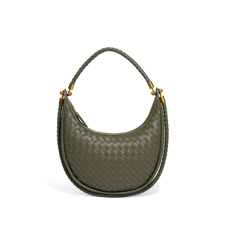 Personalisierte und vielseitige Damentaschen, Halbmondförmige Taschen, Hochwertige Handtaschen, Halbmond-Knödeltaschen, Einzelne Schulter-Achseltaschen