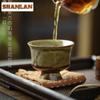 80ml Chinese Kiln Change High Foot Tea Cup Handmade Ice Cracks Galze Master Cup Opening Can Nourish Tea Bowl Jianzhan Drinkware