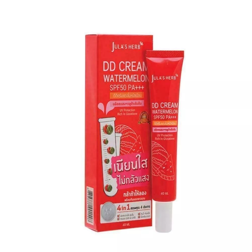 

Jula s Herb Watermelon Sunscreen Cream DD Cream Watermelon SPF 50 PA+++ 40 мл 40ml червоний
