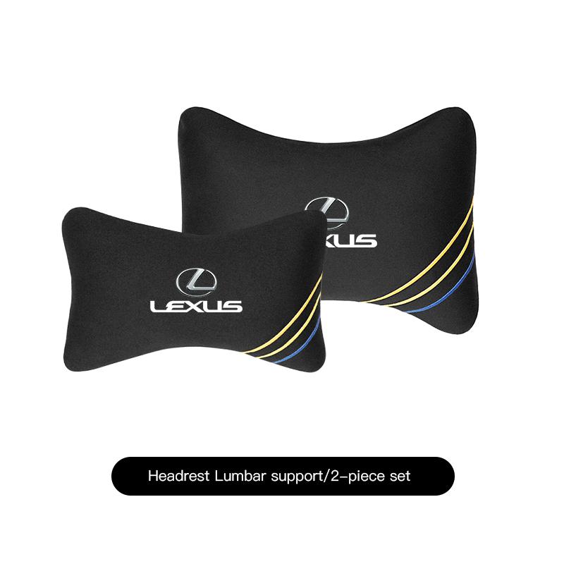 Soft Comfortable Car Neck Pillow Headrest Waist Cushion For Lexus ES RX NX LS UX LM LX GX LC RZ IS CT GS RC HS SC TX LBX IS300 ZY8
