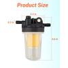 Kraftstofffilter-Baugruppe Passend für Kubota L-Serie B-Serie M-Serie und Passend für RTV-Traktor Ersetzt PF9911 33830 6A320-58862 6A320-58860 6A320-59912 mit