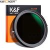 K&F CONCEPT ND2-ND32 ND CPL Filter Lens Adjustable Circular Polarizing 2 In 1 Variable Filter 49mm 52mm 58mm 62mm 67mm 77mm