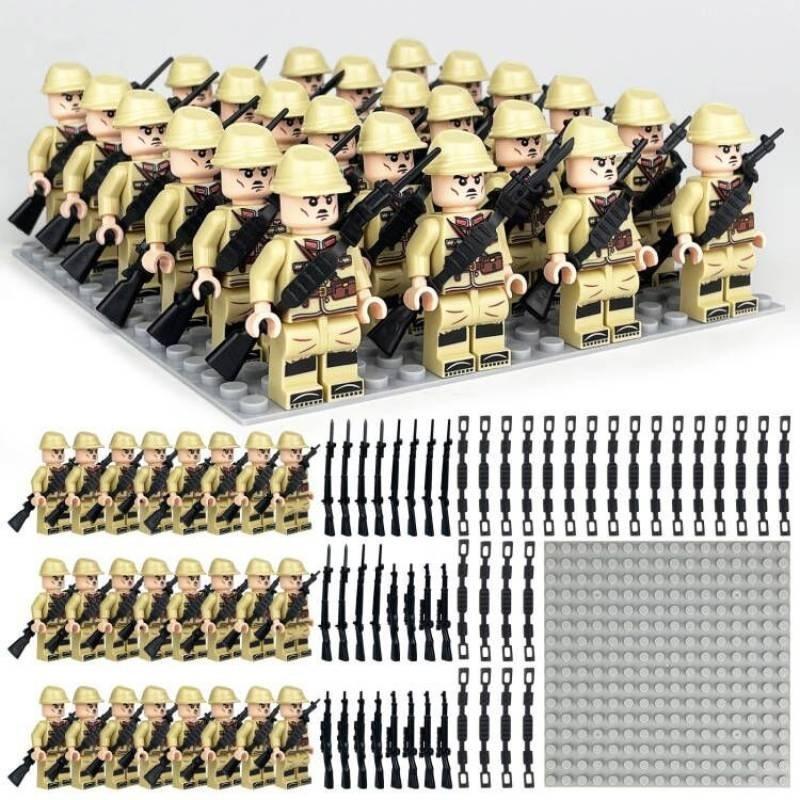 Small Particle Soldier Building Blocks Durable Abs Plastic Construction