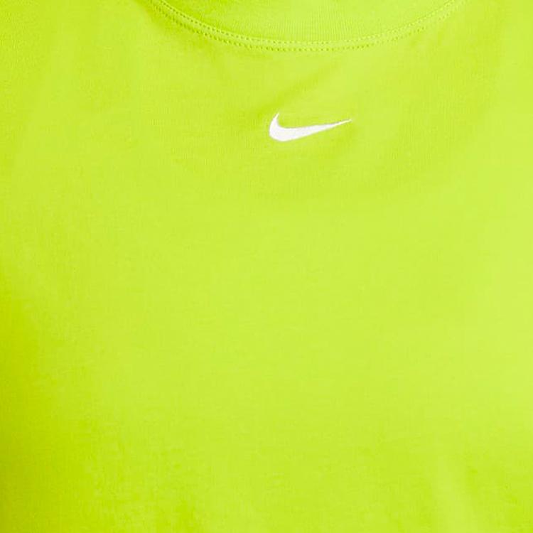 Nike Sportswear Essentials Drop Shoulder Sleeve T Shirt Women's Green DN5698-321