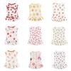 Cute Print Skirt for Small Dogs Sweet Cats Dogs Dress Summer Spring Small Dogs Traction Rings Comfortable Dogs Skirt