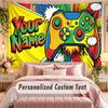 Spielcontroller (32) Themen-Wandteppich, individuell mit Namen und Text, personalisierter Hänge-Wandteppich für Schlafzimmer, Wohnzimmer-Dekoration