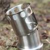 Windproof Stove Pot Set For Easy Operation And Durability High Temperature Resistant Stainless Steel