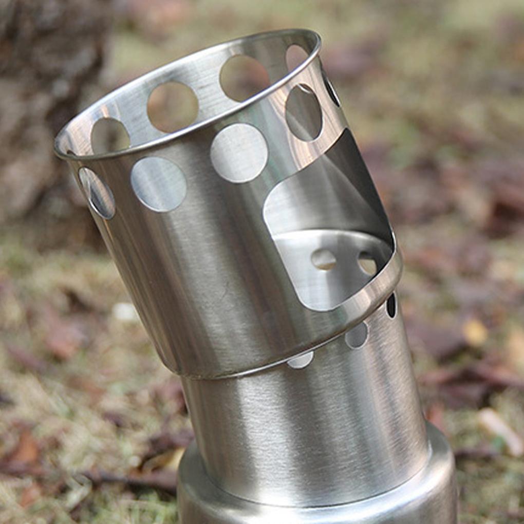Windproof Stove Pot Set For Easy Operation And Durability High Temperature Resistant Stainless Steel