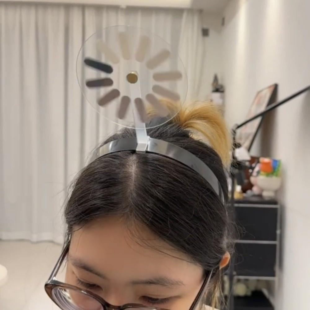 Moving Brain Loading Headband Cute Hair Hoop Personality Creative Downtime Hair Clip  Daily