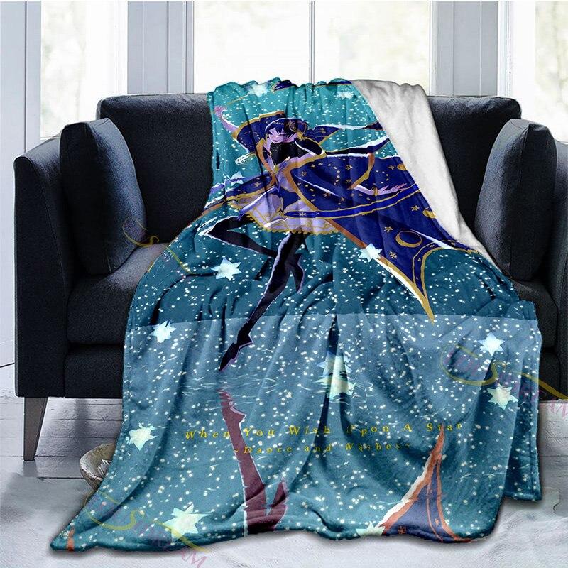 Cartoon Wonderland Blanket NRC School Adventure Game Series Flannel Throw Blanket for Couch Sofa Cozy Plush Blanket for Kids