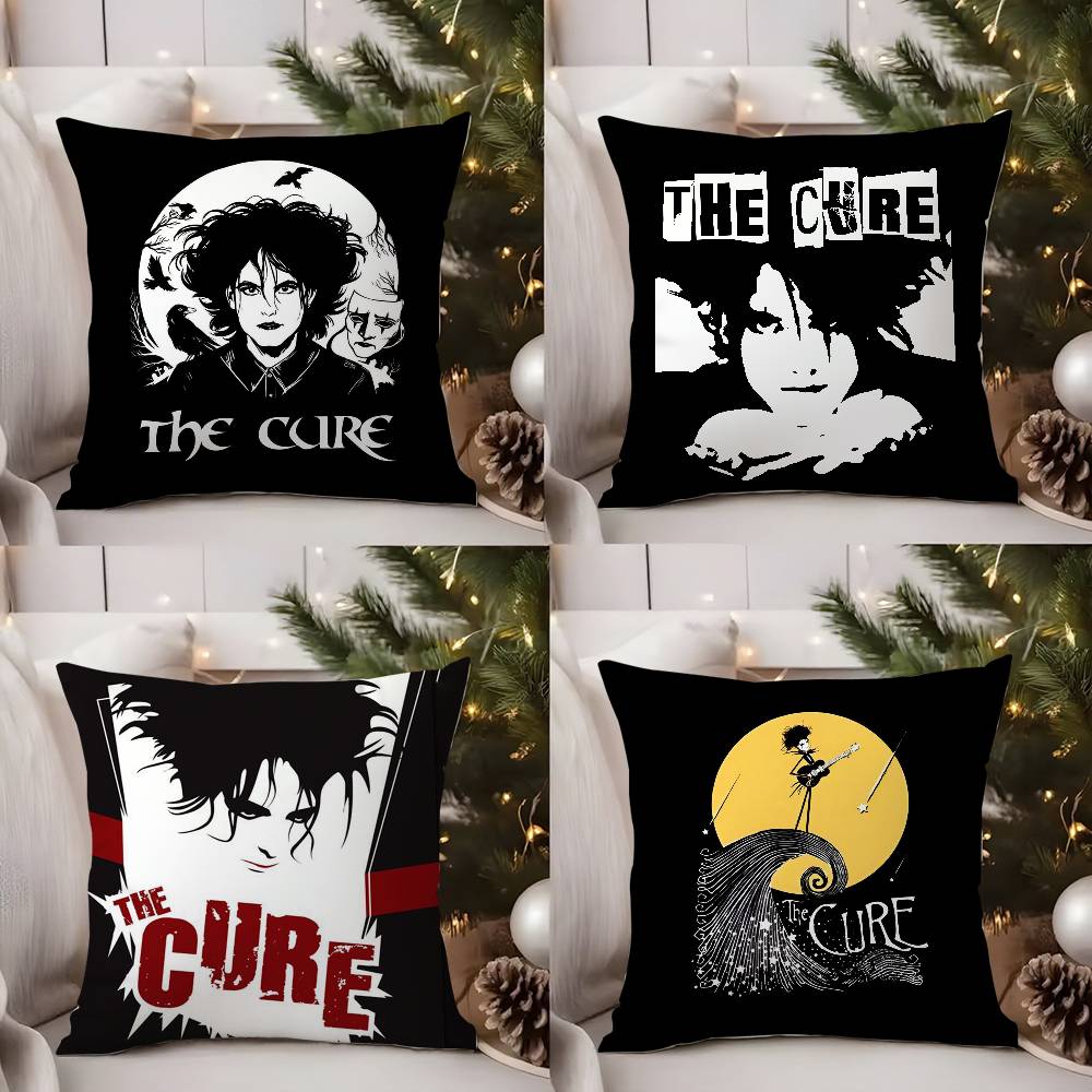 The C-Cure Rock Band Pillow Case Sofa Living Room Bedroom Double-sided Printing Square Cushion Nap Time Cushion Cover
