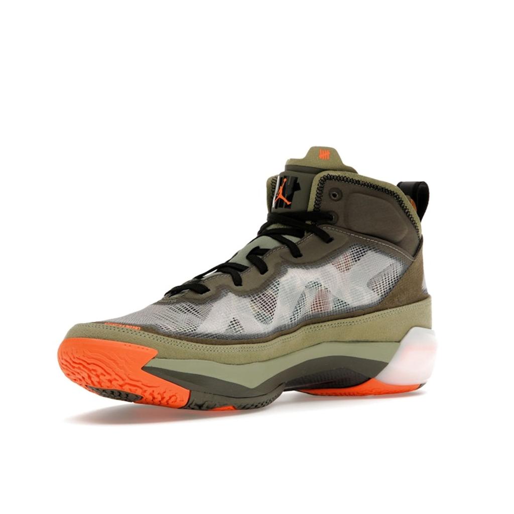 Undefeated X Air Jordan 37 SP Flight Jacket Unisex Sneakers Green Oil-Green Black DV6255-300