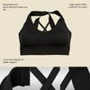 Zeriluna Cross Shock Absorption Sports Bra: Stable, Breathable, Quick-Dry Support for Full Bust.
