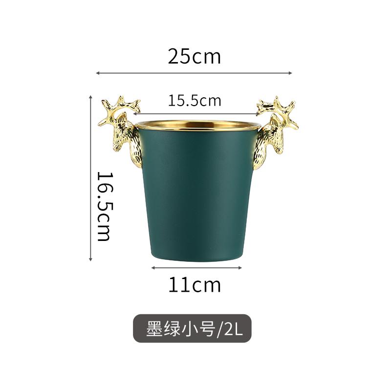 Stainless Steel Ice Bucket, Beer Cooler, Wine Utensils, Champagne Basin, Bar Accessories, Home Gathering Restaurant Decoration