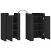 Sideboard Black 45 x 35 x 75 cm Particleboard