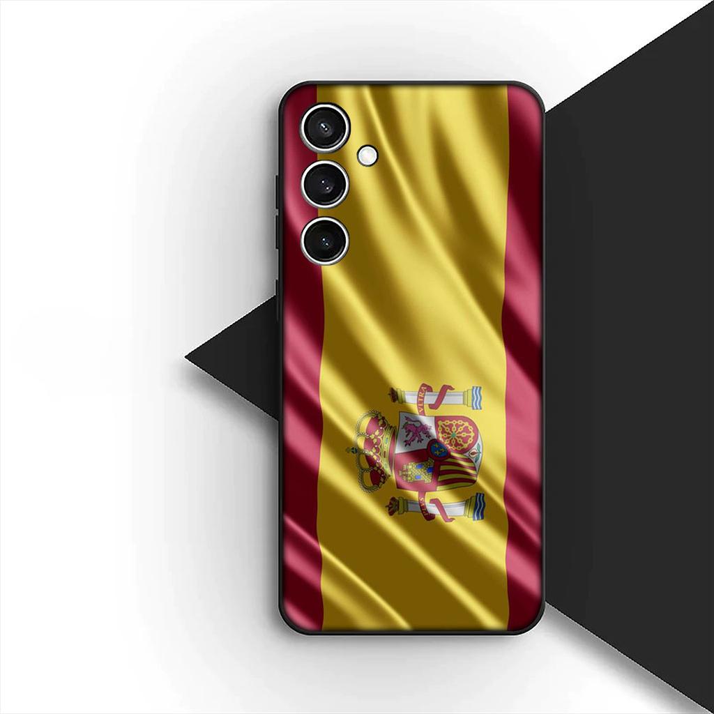 Hülle für Apple iPhone 12 13 Pro Max Mini ProMax X XR Air 13Pro XS Handyhülle Weiche Hülle Spanien Fußball Nr. 19 Fußball Nr.19 Flagge