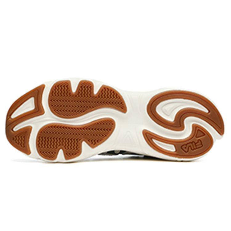 FILA Keppler Mesh Fabric Leather Reflective Retro Low-Top Casual Shoes Women sneaker Gray F12W232129FBP