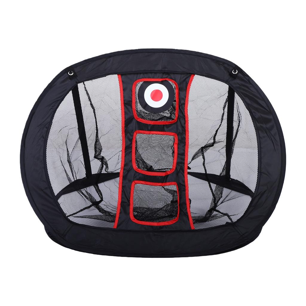 Pop Up Club Hitting Net Indoor Outdoor Portable Folding Chipping Net with X Frame Sturdy Nylon for Backyard Lawn