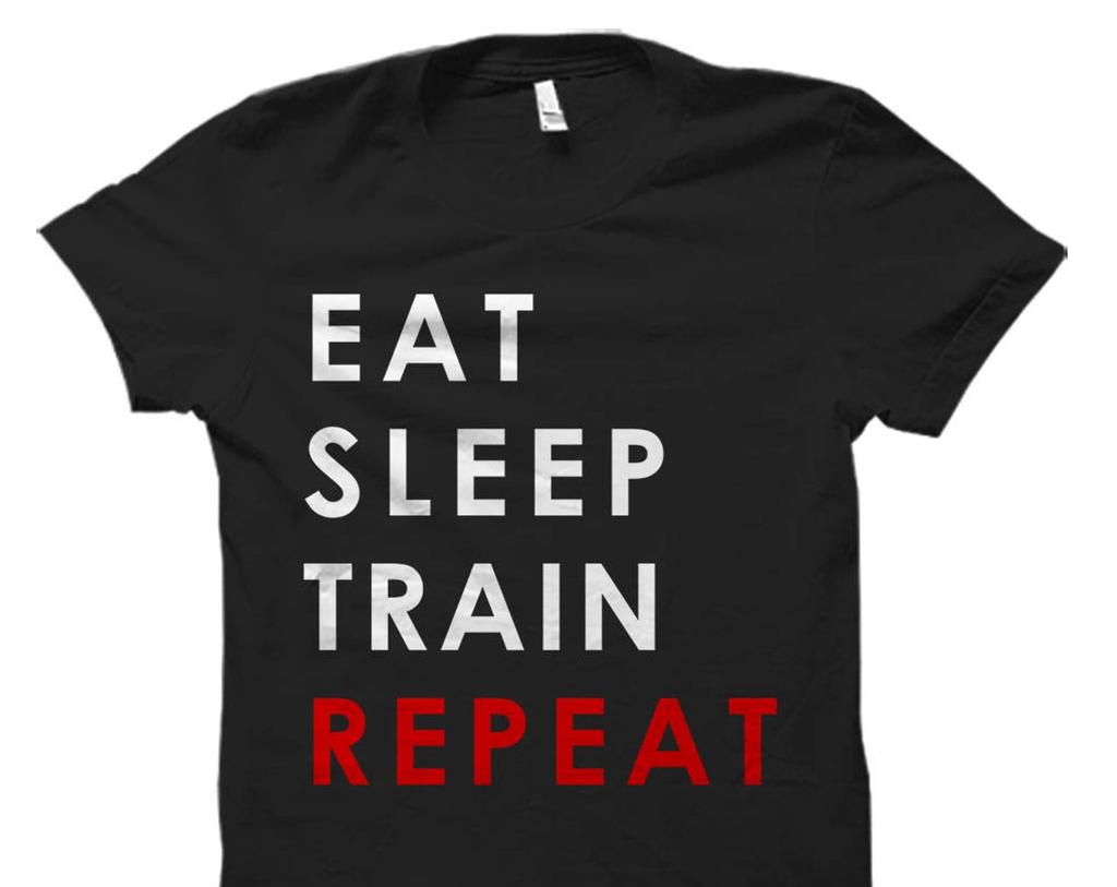 Eat Sleep Train Repeat Shirt Train Shirt Trainer Shirt Training Shirt. Trainer Gift. Training Gift. Fitness Trainer Shirt. Gym Shirt #OS1151