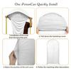 Decor Partidă Fundal Elastic Culoare Solidă în Formă de U - Husă din Material Arcadă Semi-Circulară de Exterior