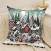 fashing cartoon prints for kids Pillow Case Natural Linen Double-Sided Printing Sofa Home Decor Cushion Cover