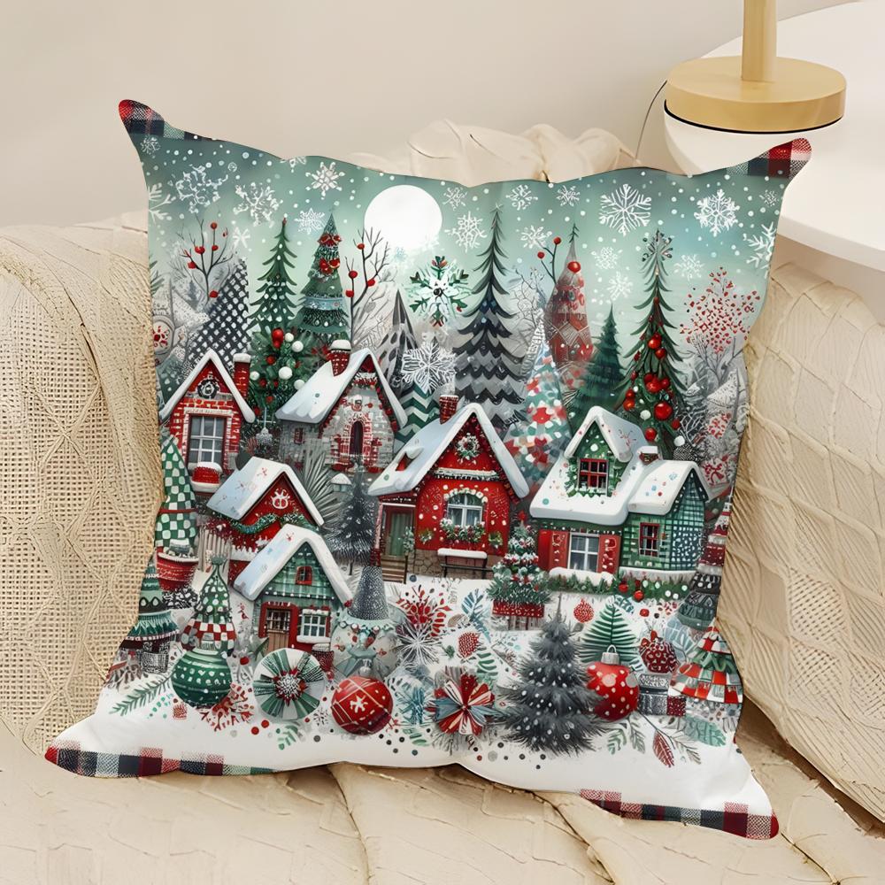 fashing cartoon prints for kids Pillow Case Natural Linen Double-Sided Printing Sofa Home Decor Cushion Cover