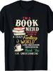 Men's & Women's I'm a Book Nerd T-Shirt - Book Lover Literature Graphic Tee, 180