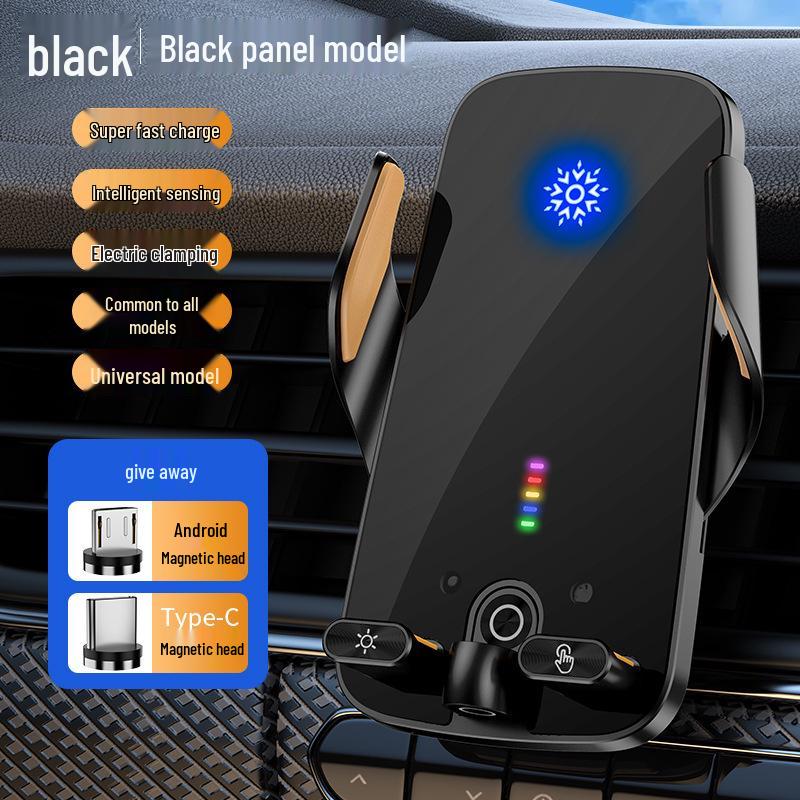 66W Wireless Fast Charging Car Phone Holder and Navigation Mount