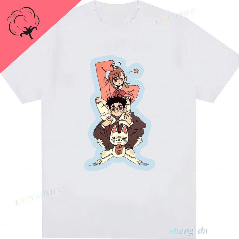 

Anime Shirt Unisexga Cartoon Print Women Y2k Clothes Diabolik Lovers Classic Graphic T Shirts Cotton Crewneck Harajuku Casual Tee 4XL