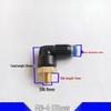 Right Angle Oil Nozzle for Machine Tool Engraving, Quick-Connect Steel Pipe Joint Sleeve