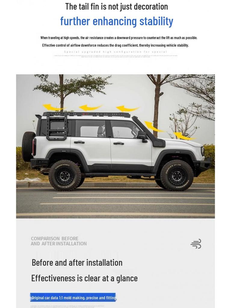 Magic Core City Hunter Edition BJ40E/C: Rear Wing and MC Ducktail for Range Extender