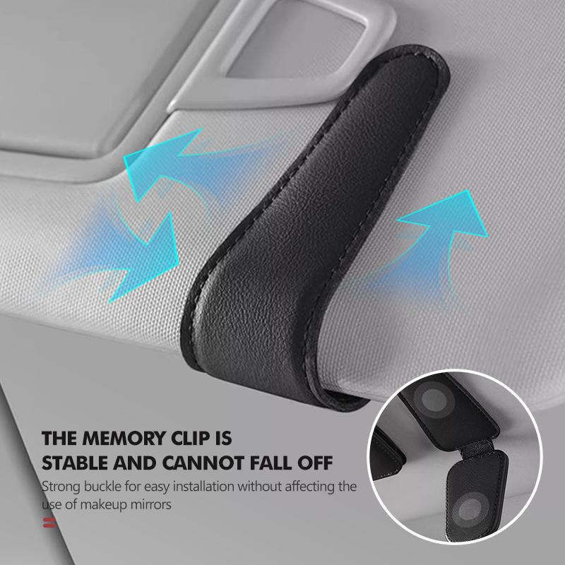 D6Magnetic Car Glasses Holder Sunshade Platep Card Ticket Clip For Mercedes Benz CLK GLC W212 C200 C300 W203 W204 W205 W169 W176