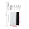 8pcs/set Car Wrapping Tools Kit Vinyl Scraper Cutter Carbon Film Squeegee Vinyl Spatulas Plastic Wrap Tools Window Tinting Tools