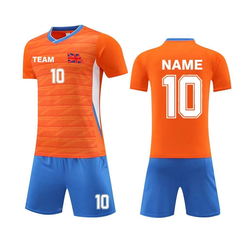 DIY-tilpassede fotballdrakter i to deler for voksne og barn