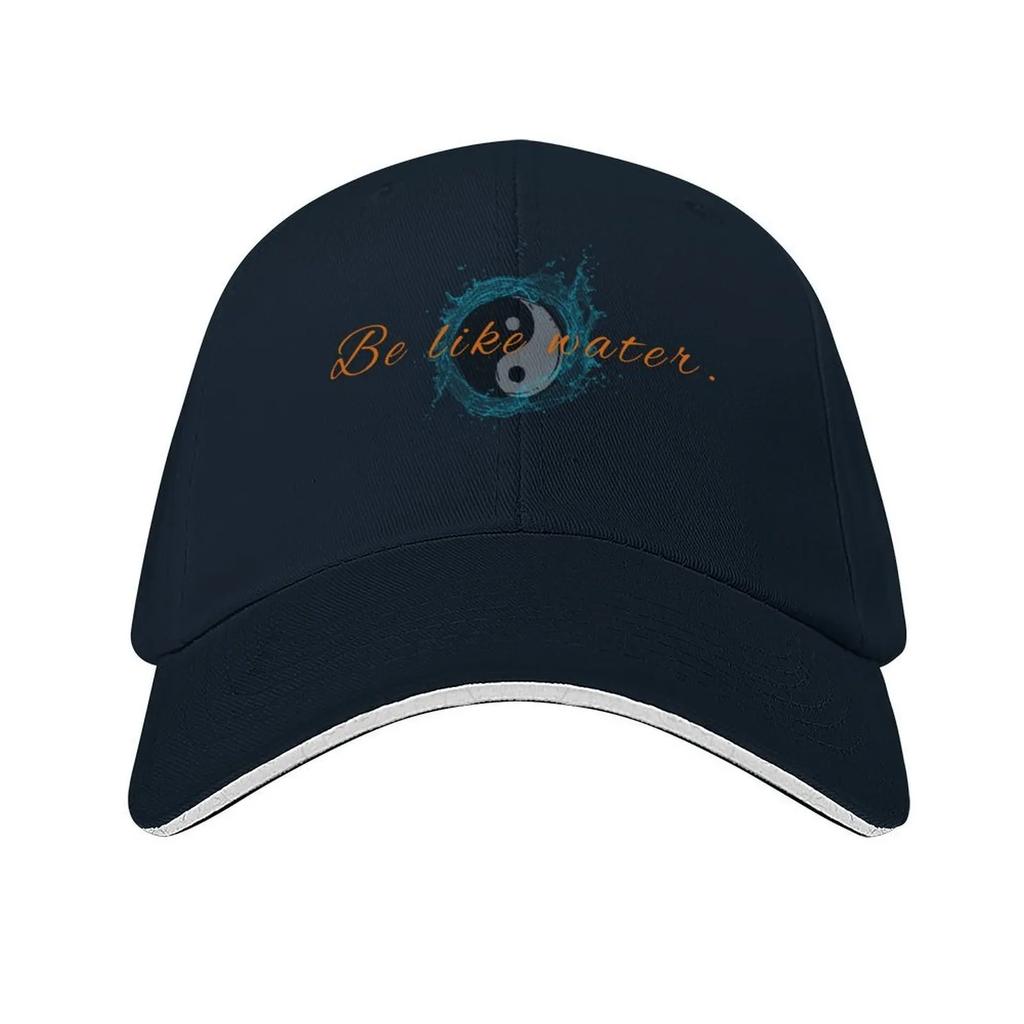 BE LIKE WATER Baseball Cap sun caps Hood Golf Hat Man fishing caps man Womens Golf Clothing Mens