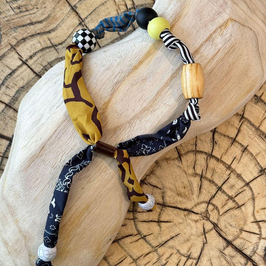 Retro Ceramic Glazed Stone Heart Pendant Necklace - Elegant Fashion for Women