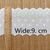 1 Yard Spitze Stoff Baumwolle Stickerei Band DIY Nähen Spitze Kleid Kinderkleidung Zubehör