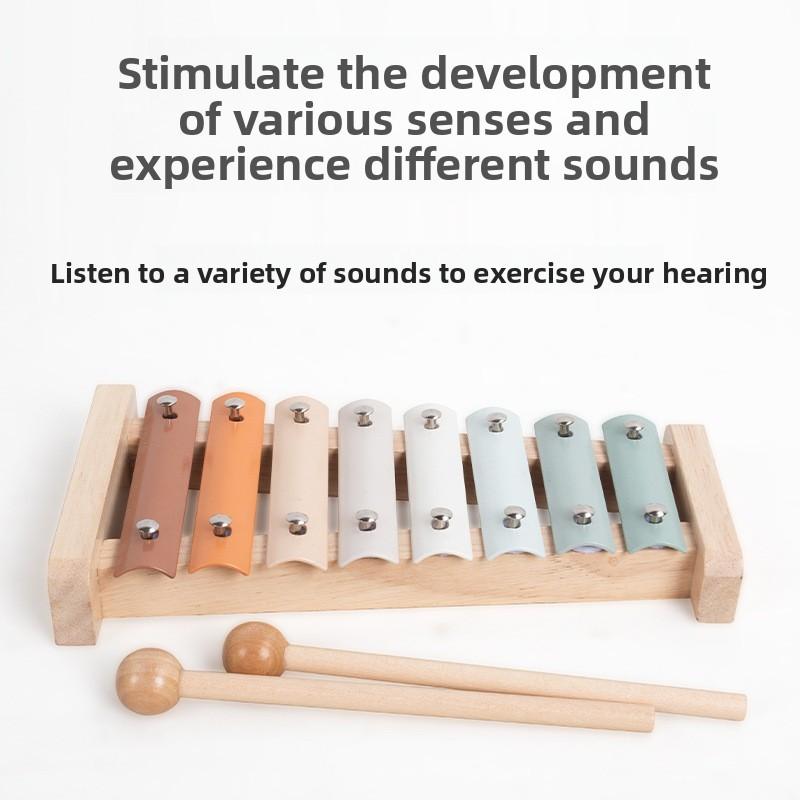 Glockenspiel Maracas Wooden Triangolo Music Enlightenment Children Toy Puzzle