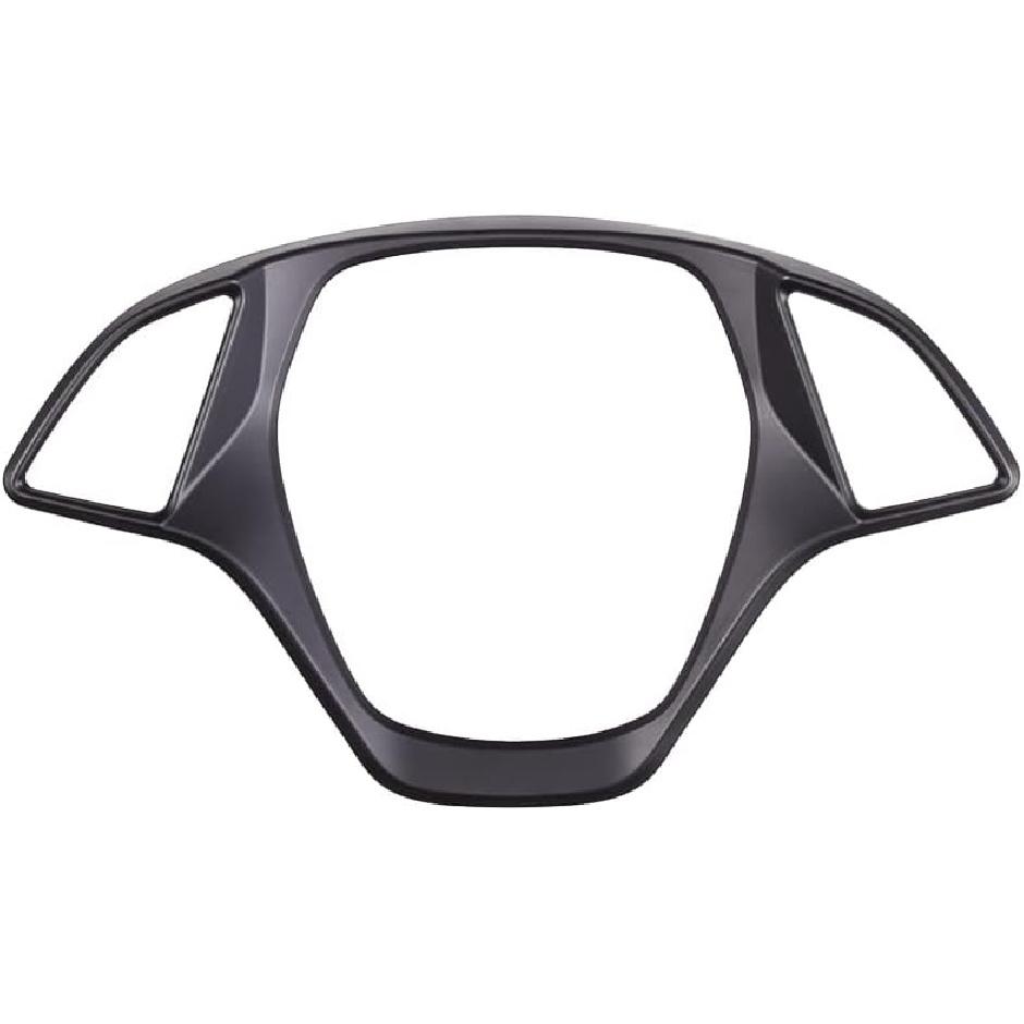 Car Steering Wheel Cover Molding Cover Trims Accessories Compatible for Chevrolet Corvette C7 2014-2019 Carbon Fiber Look Steering Wheel Accessories