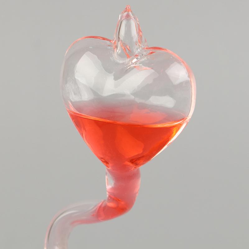 Children Educational Toys Science Energy Museum Toy Love Meter Hand Boiler Thermometer Spiral Glass