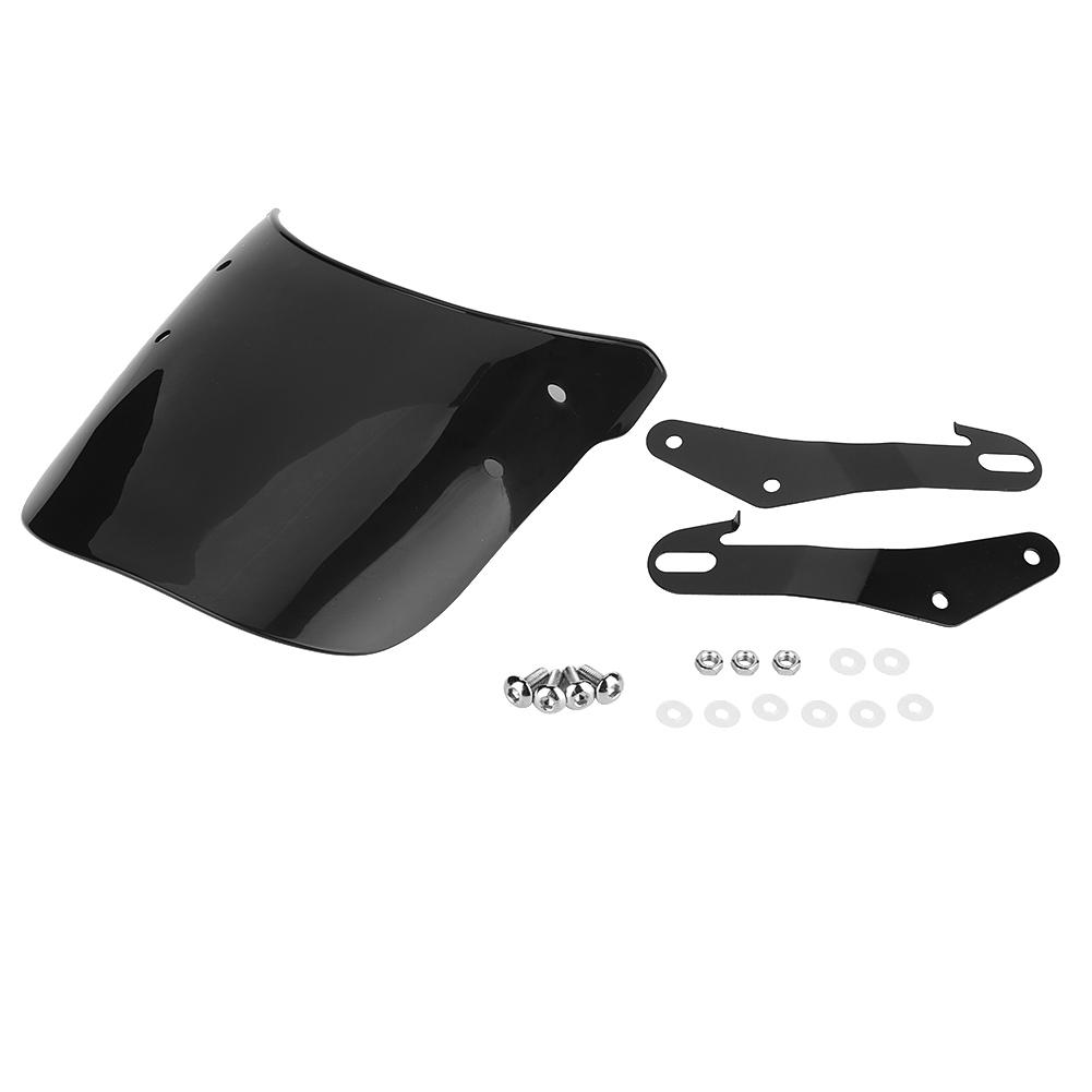 Motorcycle 5 7in Headlight Headlamp Retro Windscreen Windshield Deflector Fits for HONDA