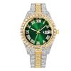 New Fashion Men's Steel Belt Quartz Watch Casual Business Calendar Full Drill Men's Watch Manufacturer