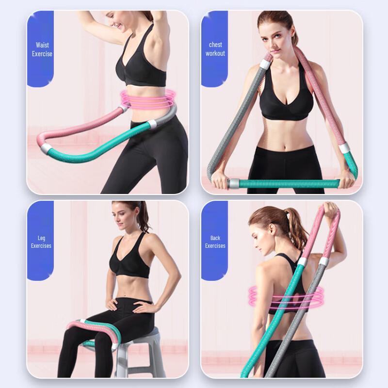 Ayub Soft Weighted Foldable Spring Hula Hoop