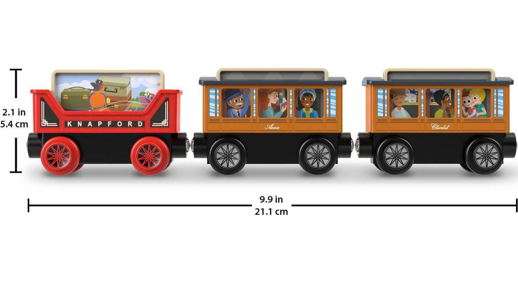 Thomas the Tank Engine Wooden Rail Series (Thomas) Annie and Clarabelle's Knapford Station (Ages 3 and Up) HBJ82