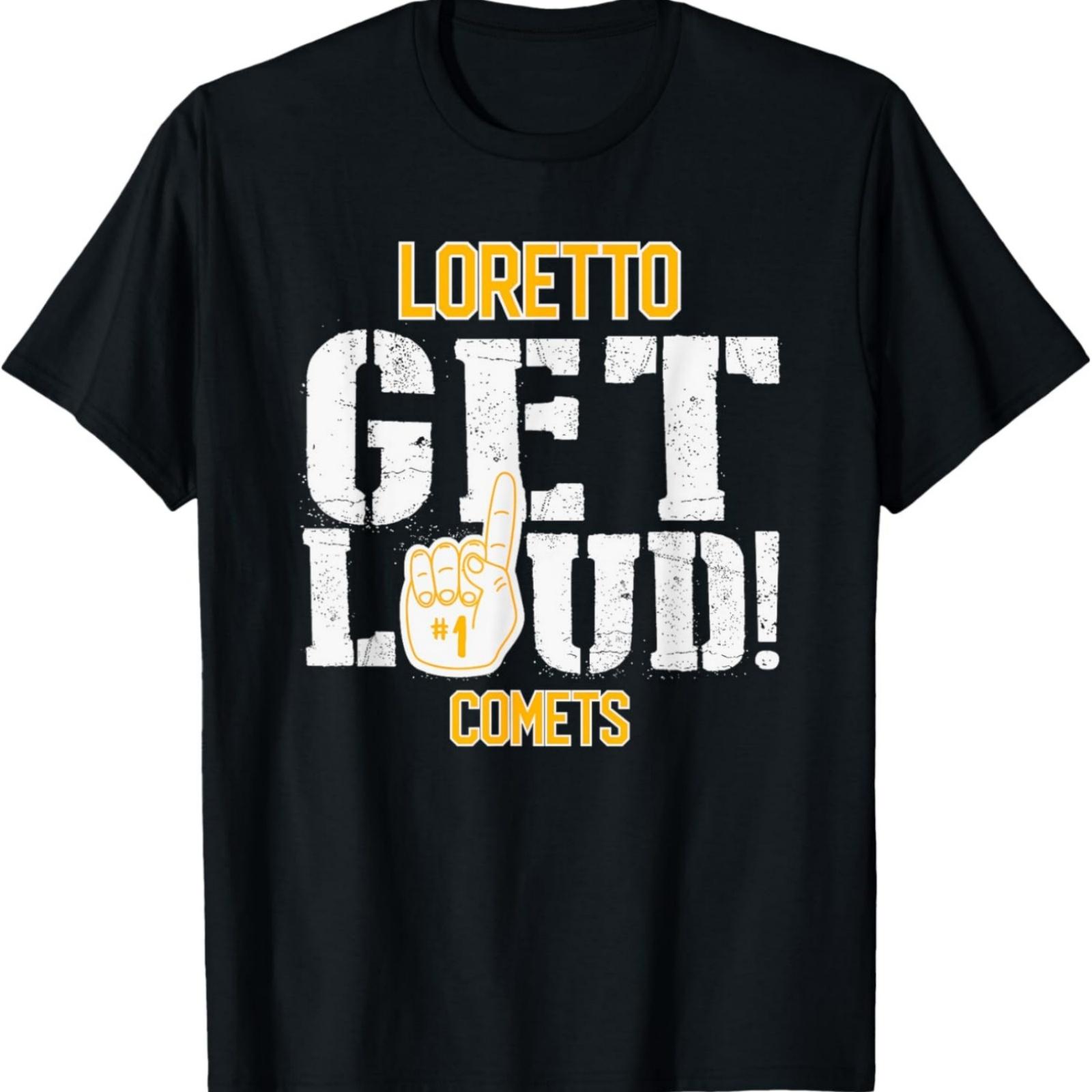 Школьная футболка Loretto High School GET LOUD Comets S